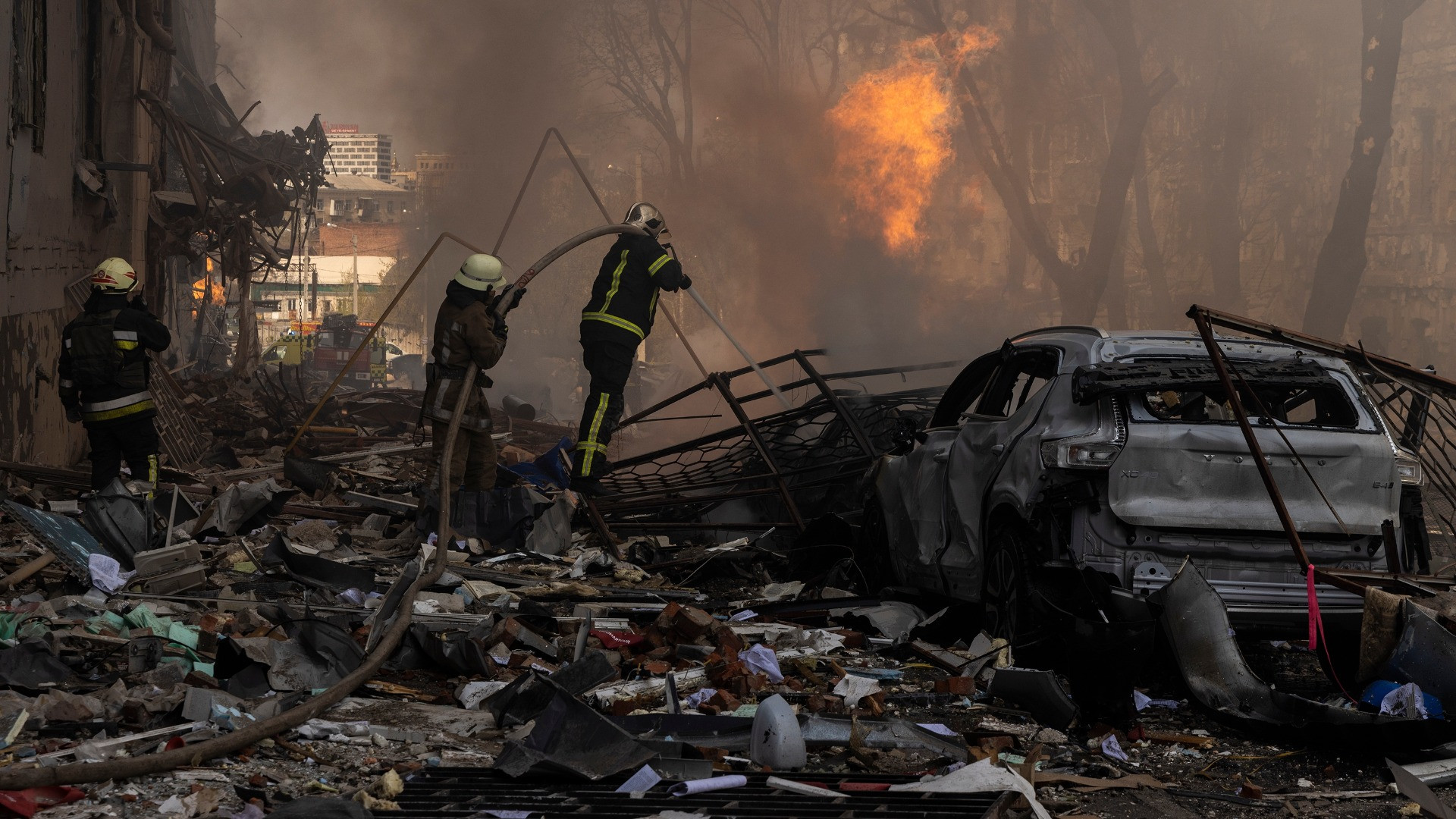 Attacco russo a Kharkiv e Zaporizhzhia