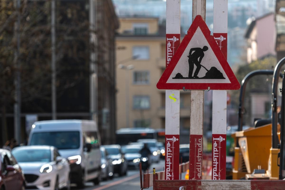 Lugano, lavori stradali notturni