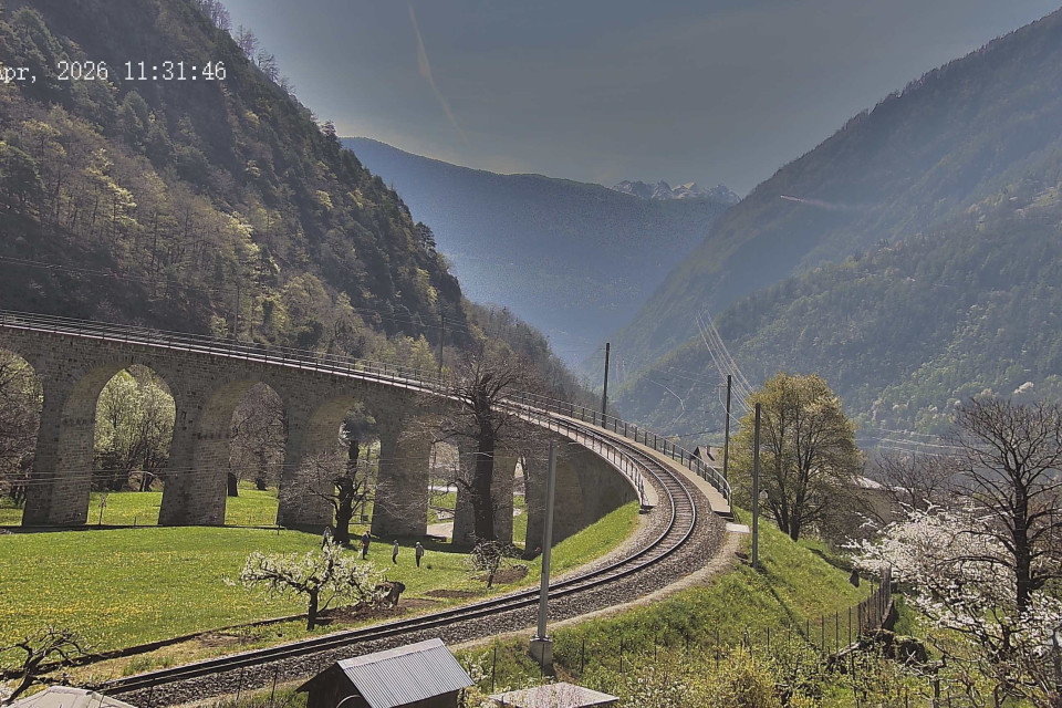L'incendio di Brusio è stato domato