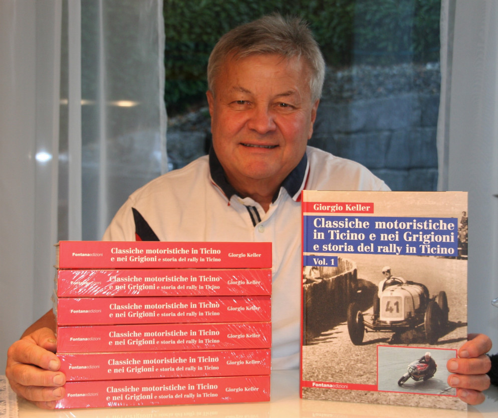 Giorgio Keller con il primo volume. All'inizio di giugno è in arrivo il terzo capitolo dell'opera.&nbsp;