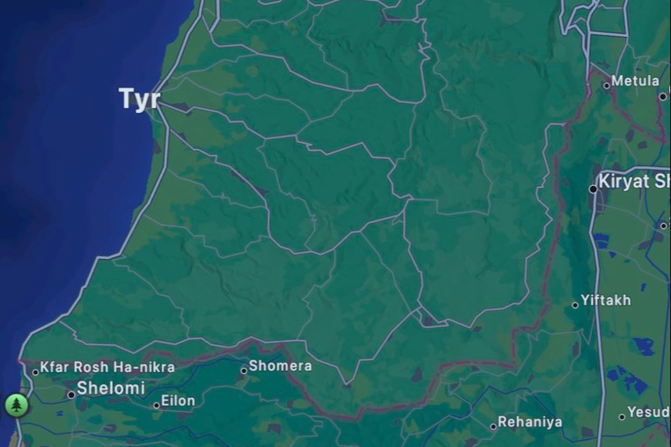 Quei villaggi del Libano del sud che non compaiono sulle mappe di Apple