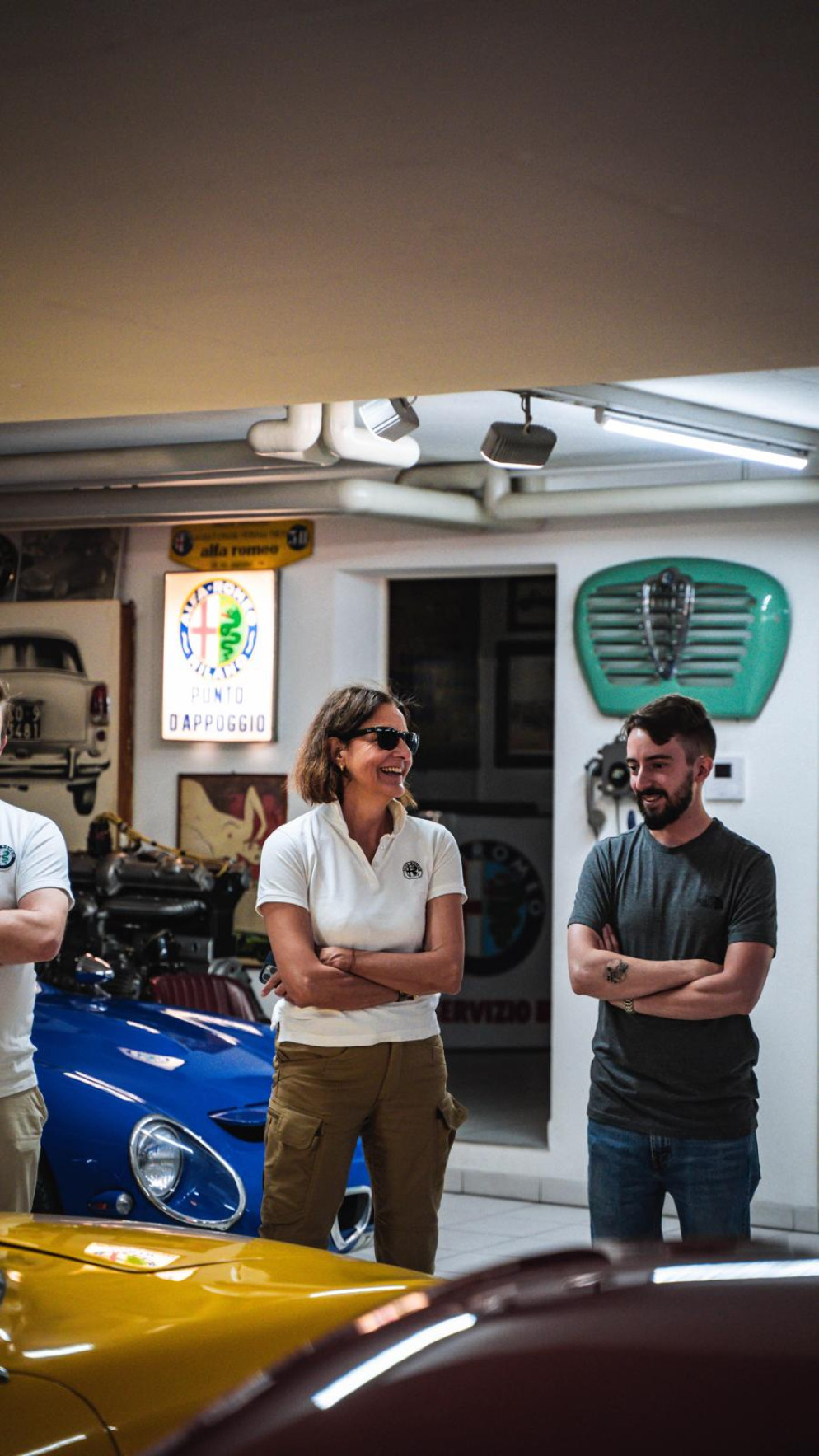 Emanuele Tiozzo, curatore della collezione Marx, e Serenella Artioli