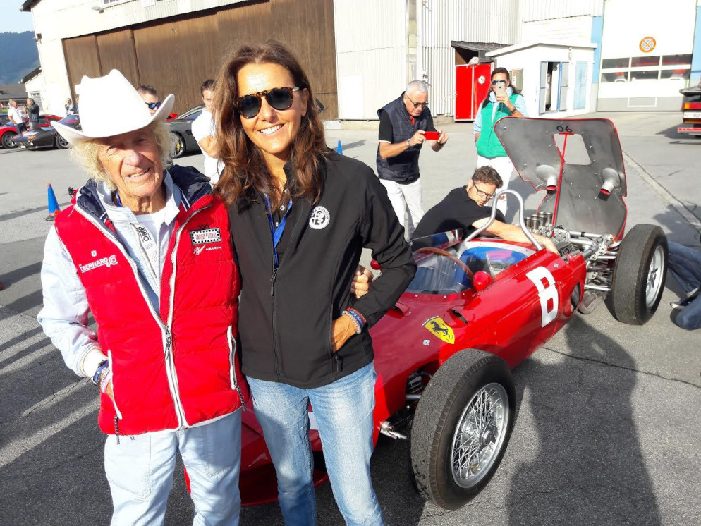 Serenella Artioli con Arturo Merzario