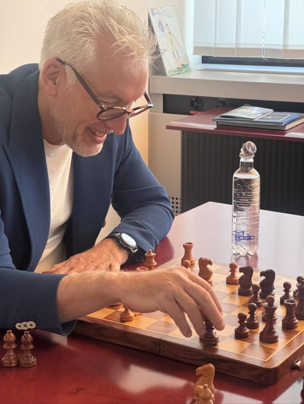 La due grandi passioni di Marco Tini: gli scacchi...&nbsp;