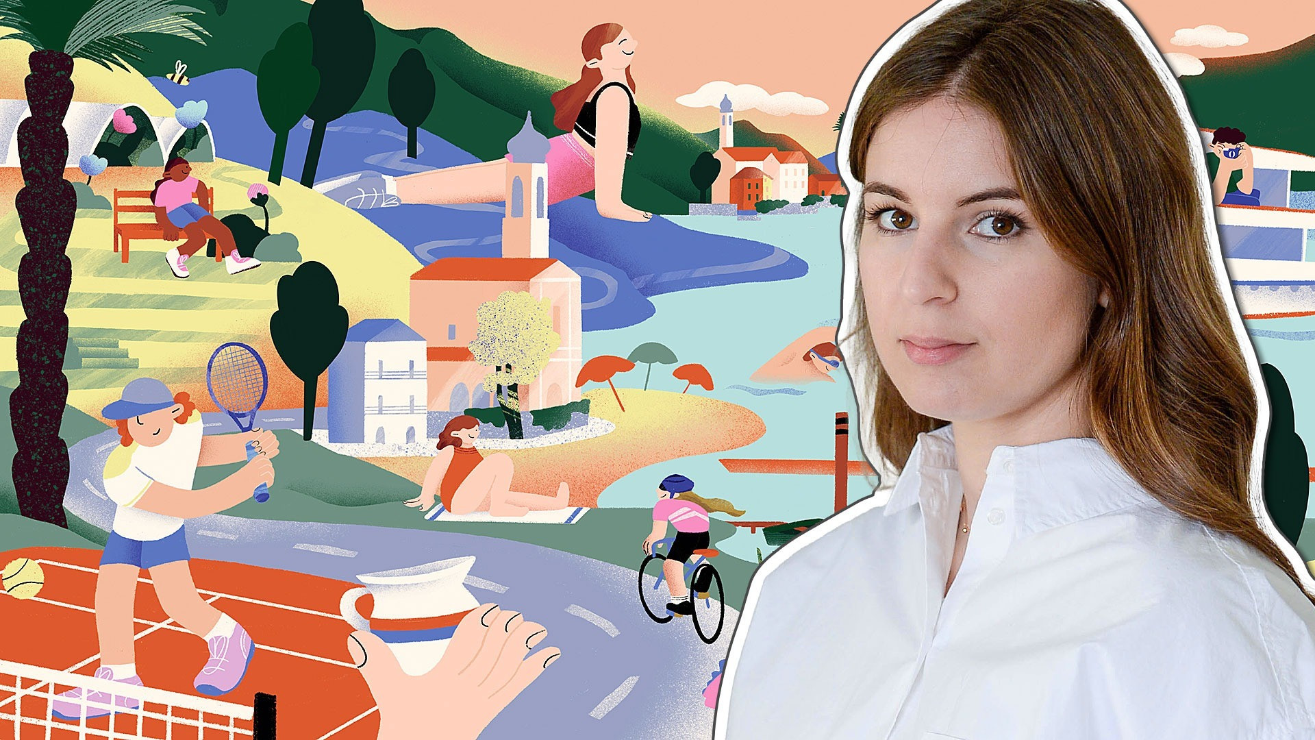 «Disegno il mio Gambarogno tra leggende e colori pastello»