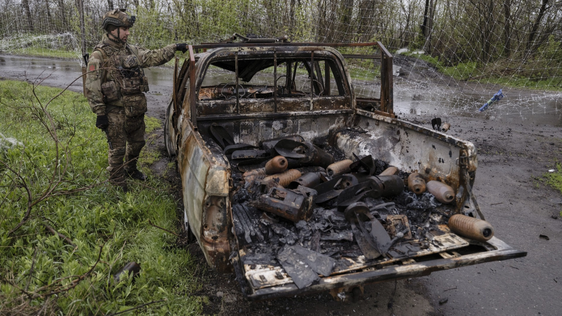 Truppe ucraine al confine tra Donetsk, Zaporizhzhia e Dnipropetrovsk