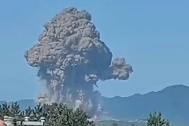 Esplosione in una fabbrica di fuochi d'artificio in Cina, numerosi morti e feriti