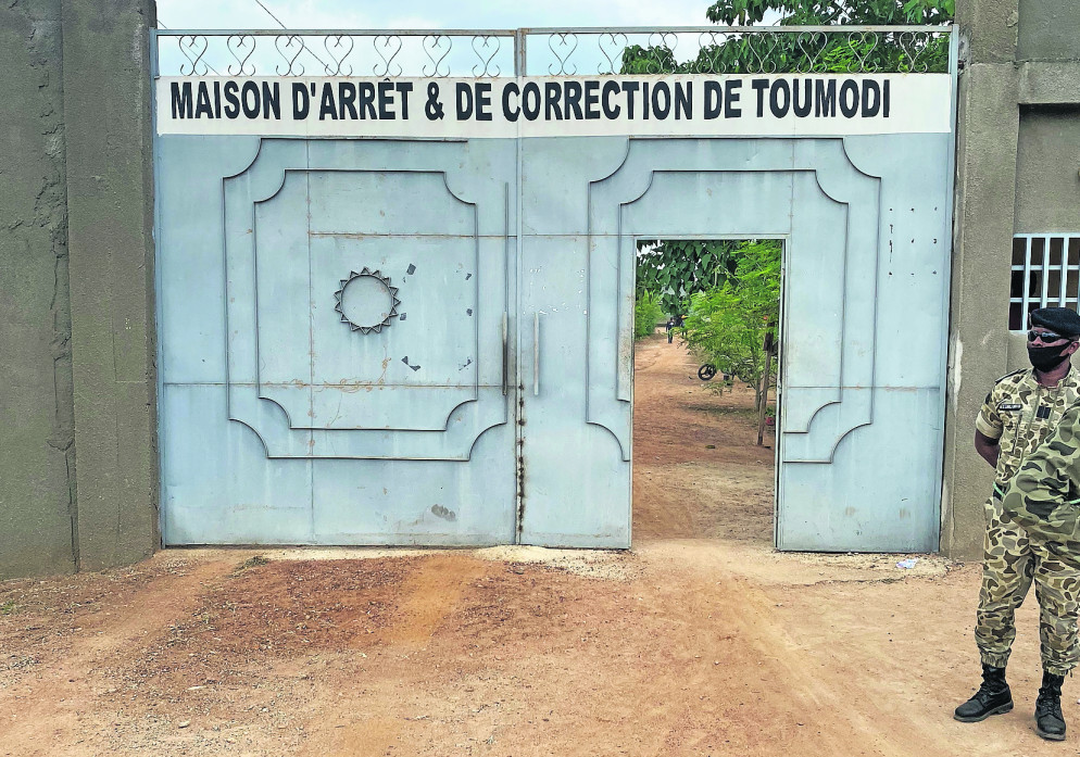 L'ingresso del carcere di Toumodi in Costa d'Avorio