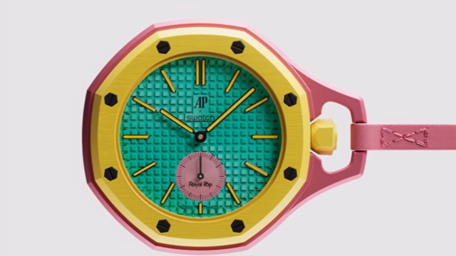 Swatch x Audemars Piguet sorprende tutti: il nuovo Pop ispirato al Royal Oak sarà un orologio da tasca