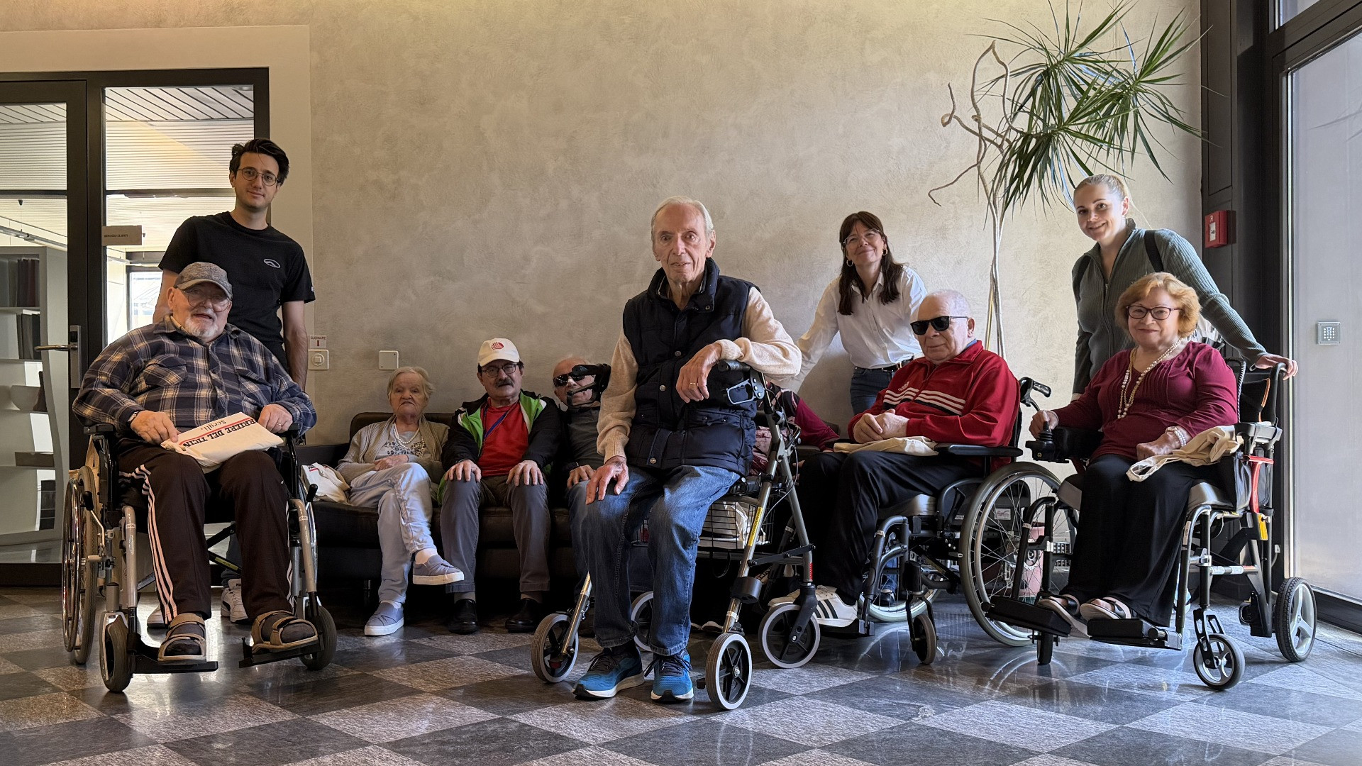 Casa Anziani Sementina in visita al CdT