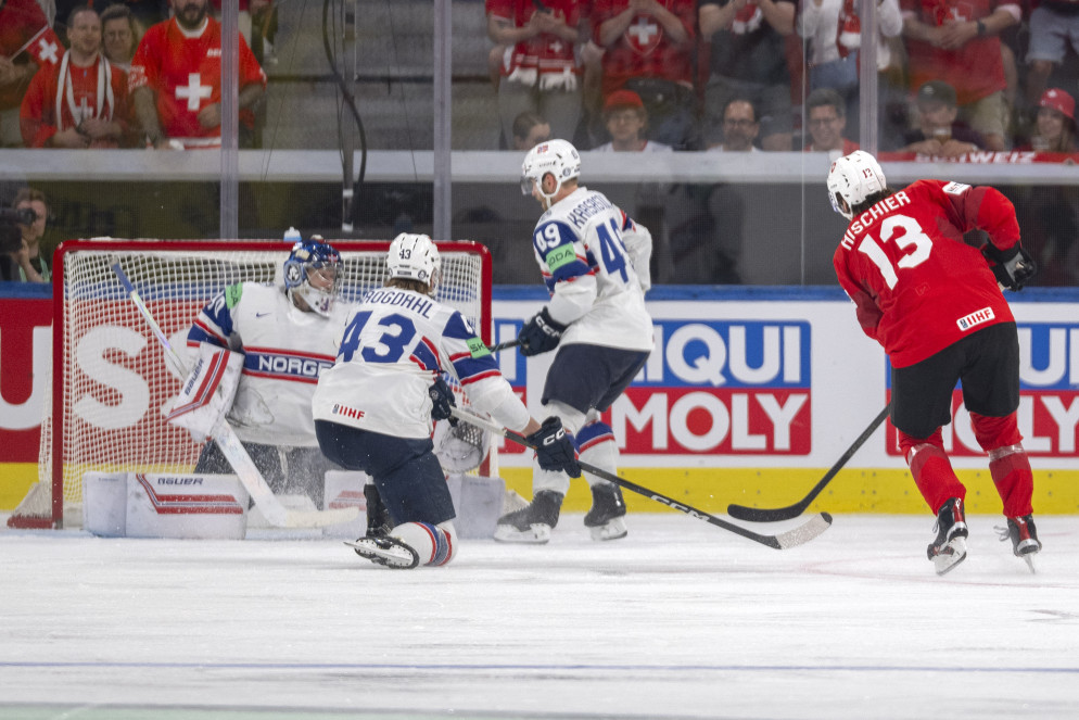 Hischier firma il 5-0. © Keystone/Andreas Becker