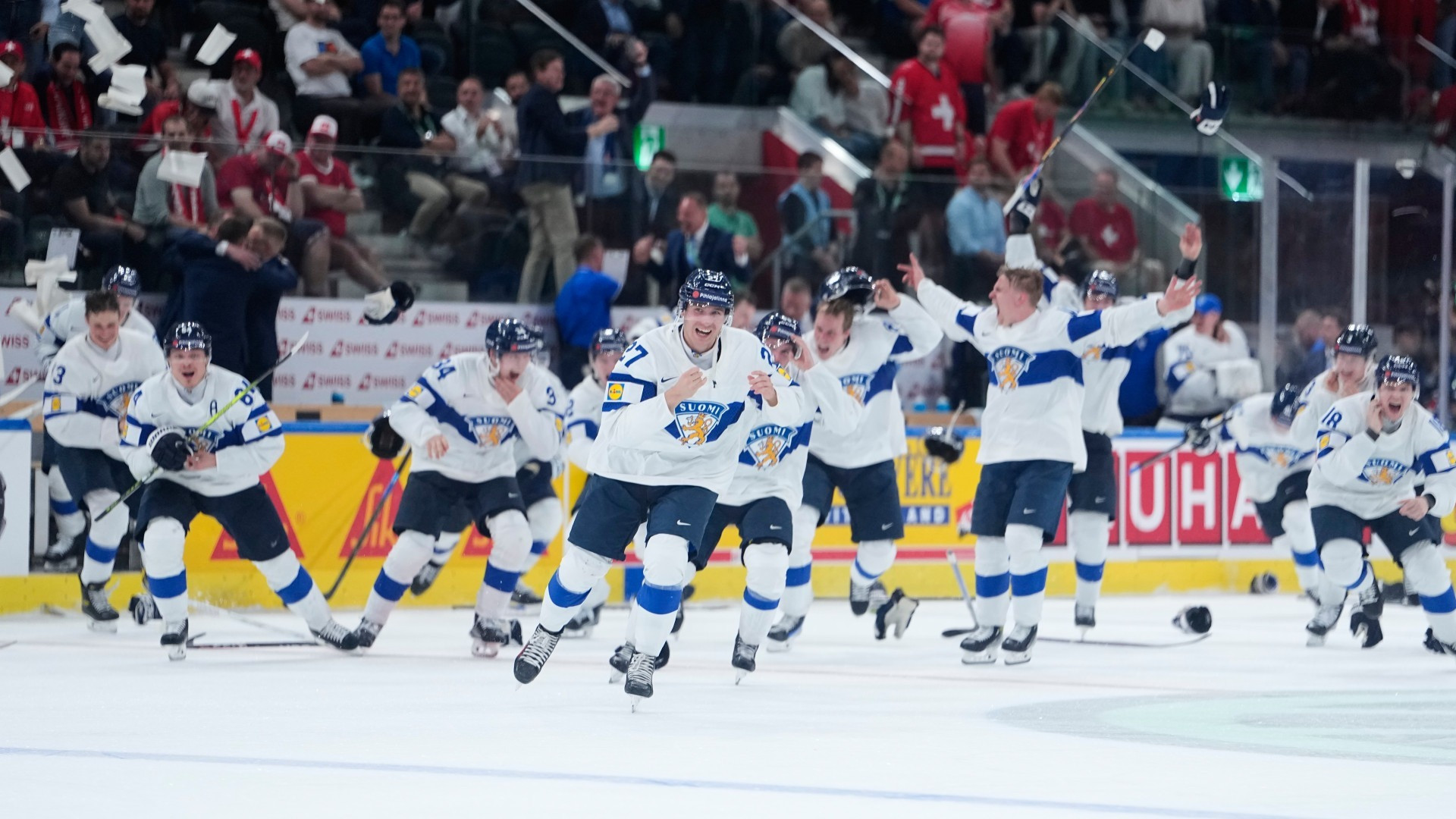 Mondiali di hockey, la Svizzera crolla all'overtime: Finlandia campione