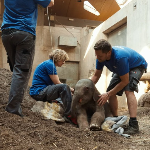 Nato da poche ore, il cucciolo di elefante non ce la fa: lo zoo costretto all’eutanasia