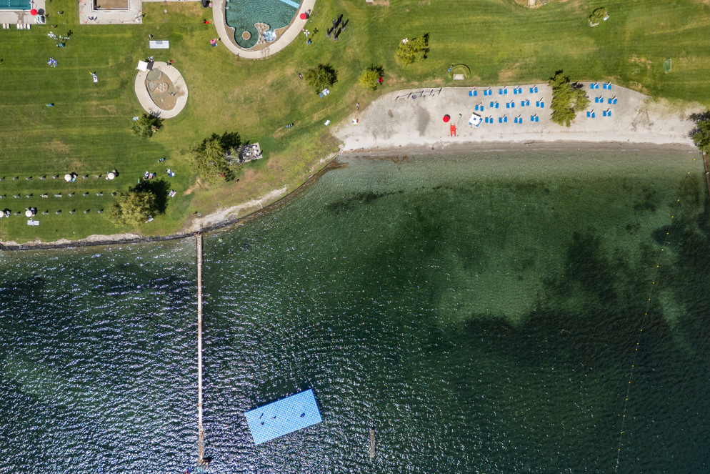Il lido di Locarno (foto Cdt Zocchetti)
