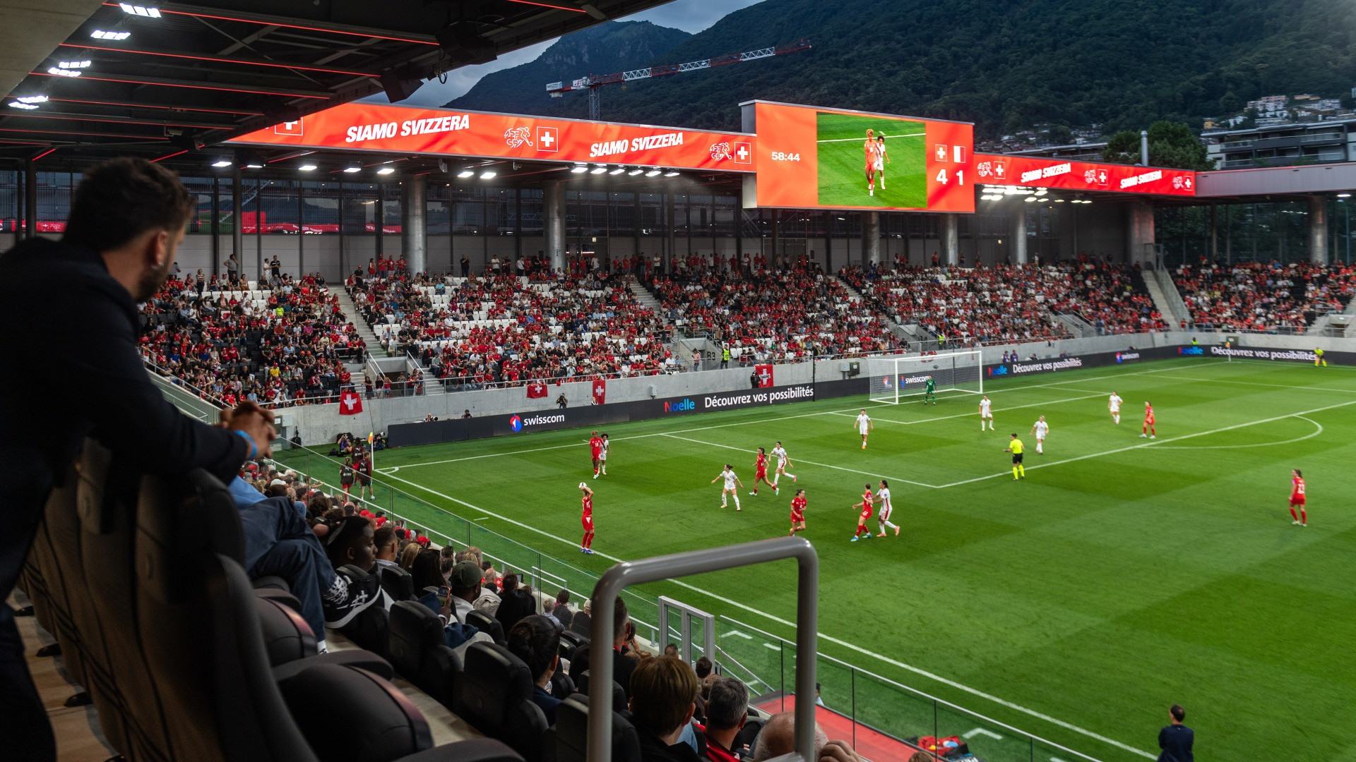 Emozioni rossocrociate all'AIL Arena: «È stato incredibile giocare in questo stadio, i tifosi sono stati fantastici»