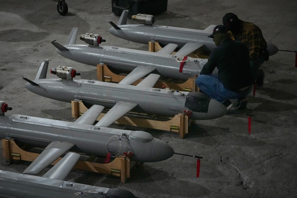 Drone russo nell'area della centrale atomica di Chernobyl