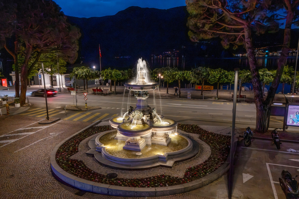 Torna a splendere la Fontana Bossi di Lugano