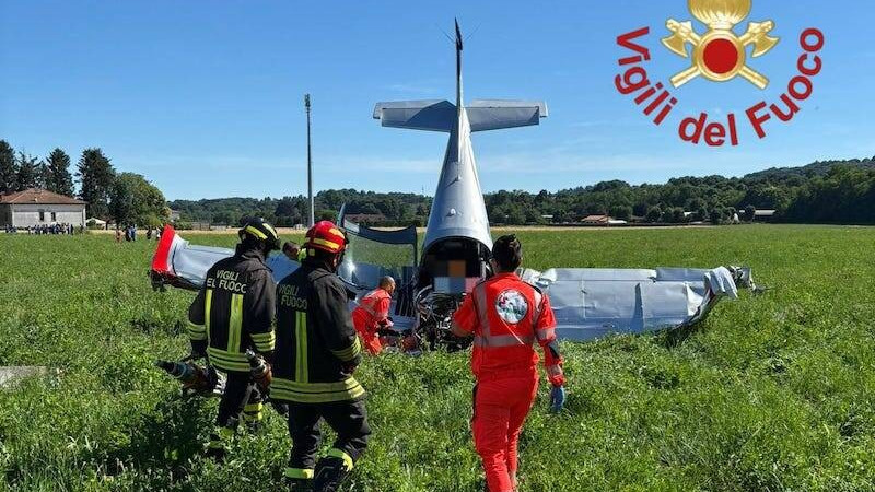 Cade aereo da turismo partito da Locarno, 2 feriti gravi