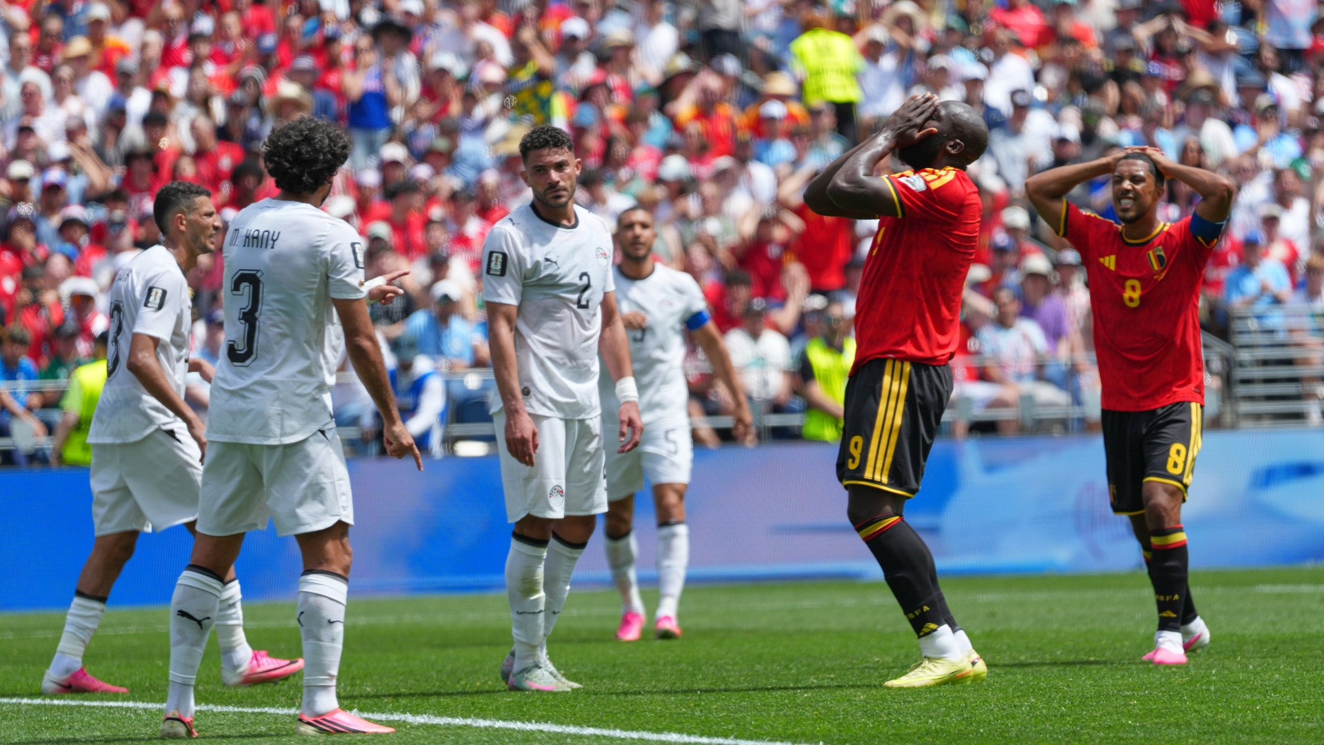 L'Egitto ferma il Belgio: 1-1