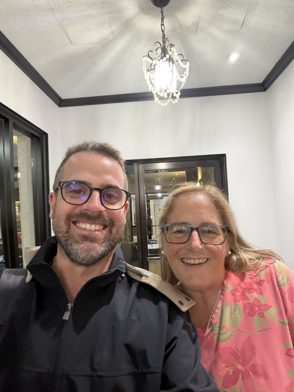 Insieme a Renee Rianda.