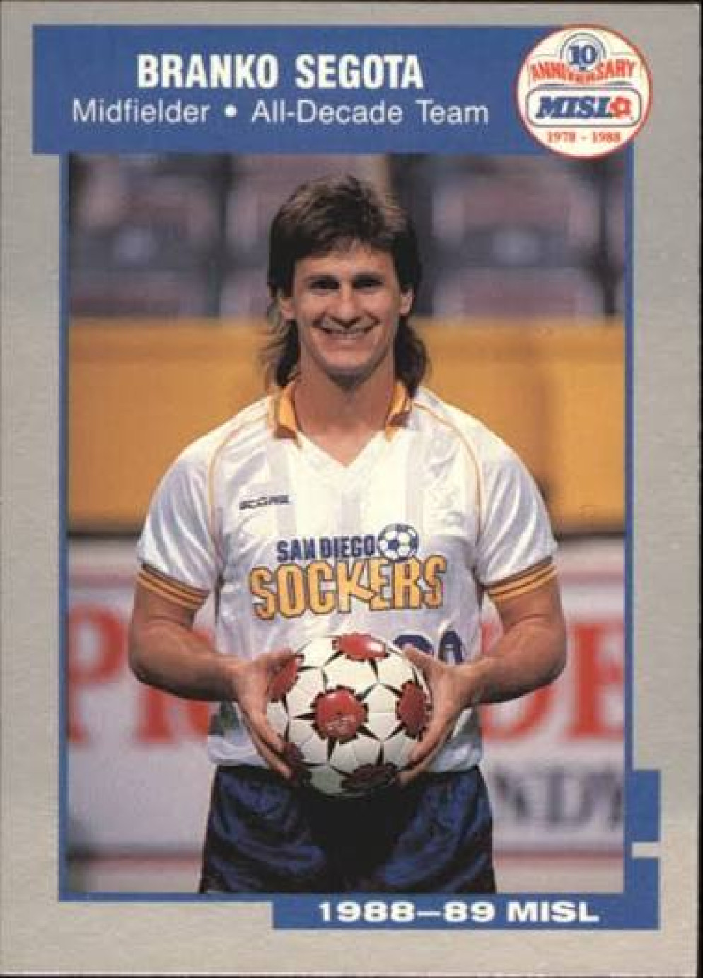 Branko Segota con la maglia dei Sockers.