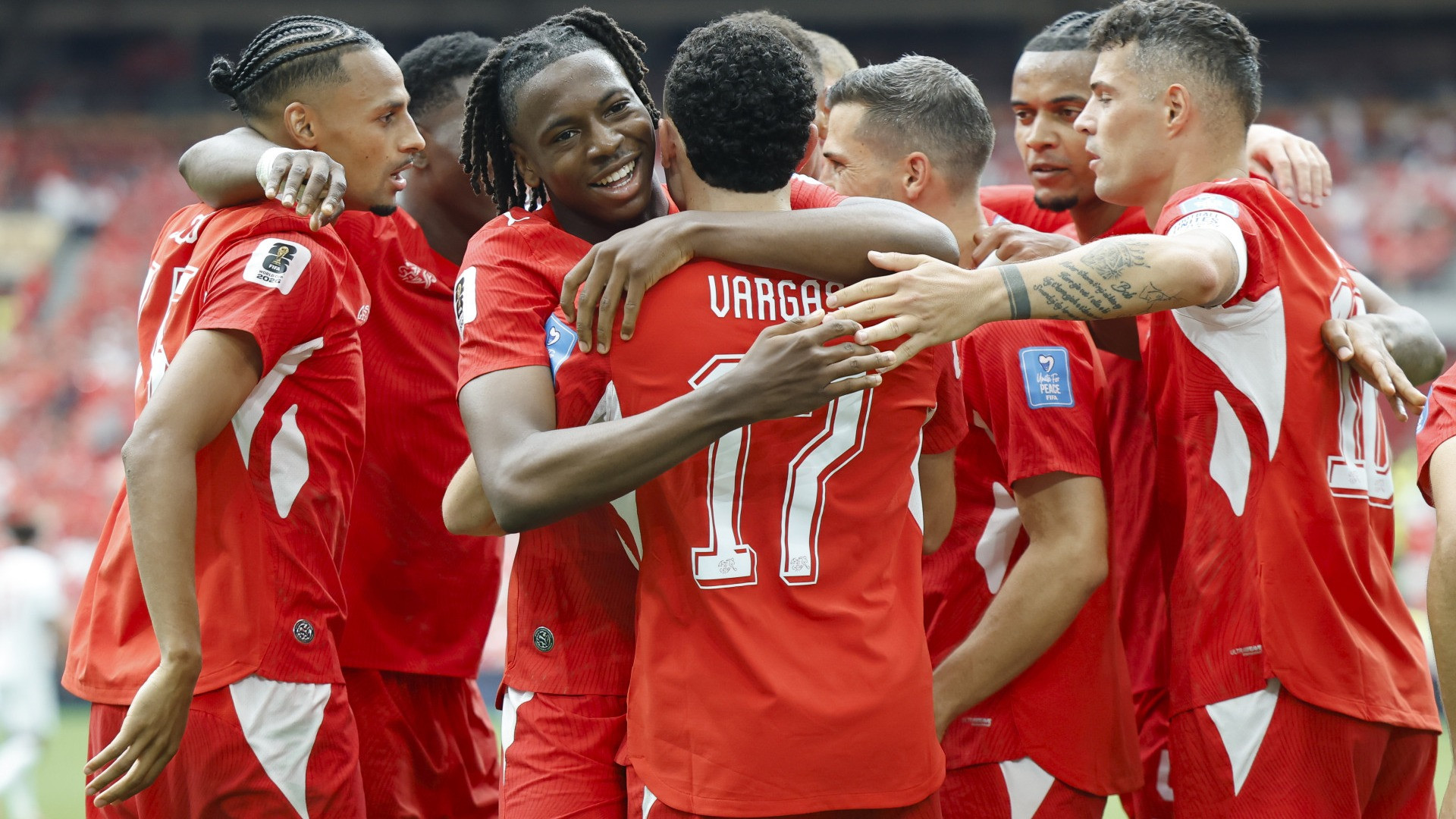 Svizzera-Canada 2-0, gol di Vargas e Manzambi