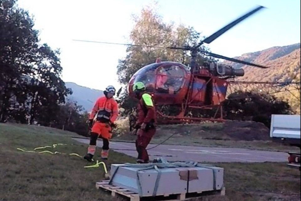 Intrappolato nella fune dell'elicottero, ecco che cosa accadde nel 2016 a Monteceneri