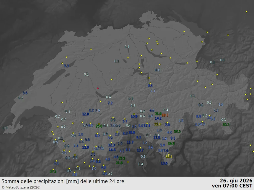 © MeteoSvizzera