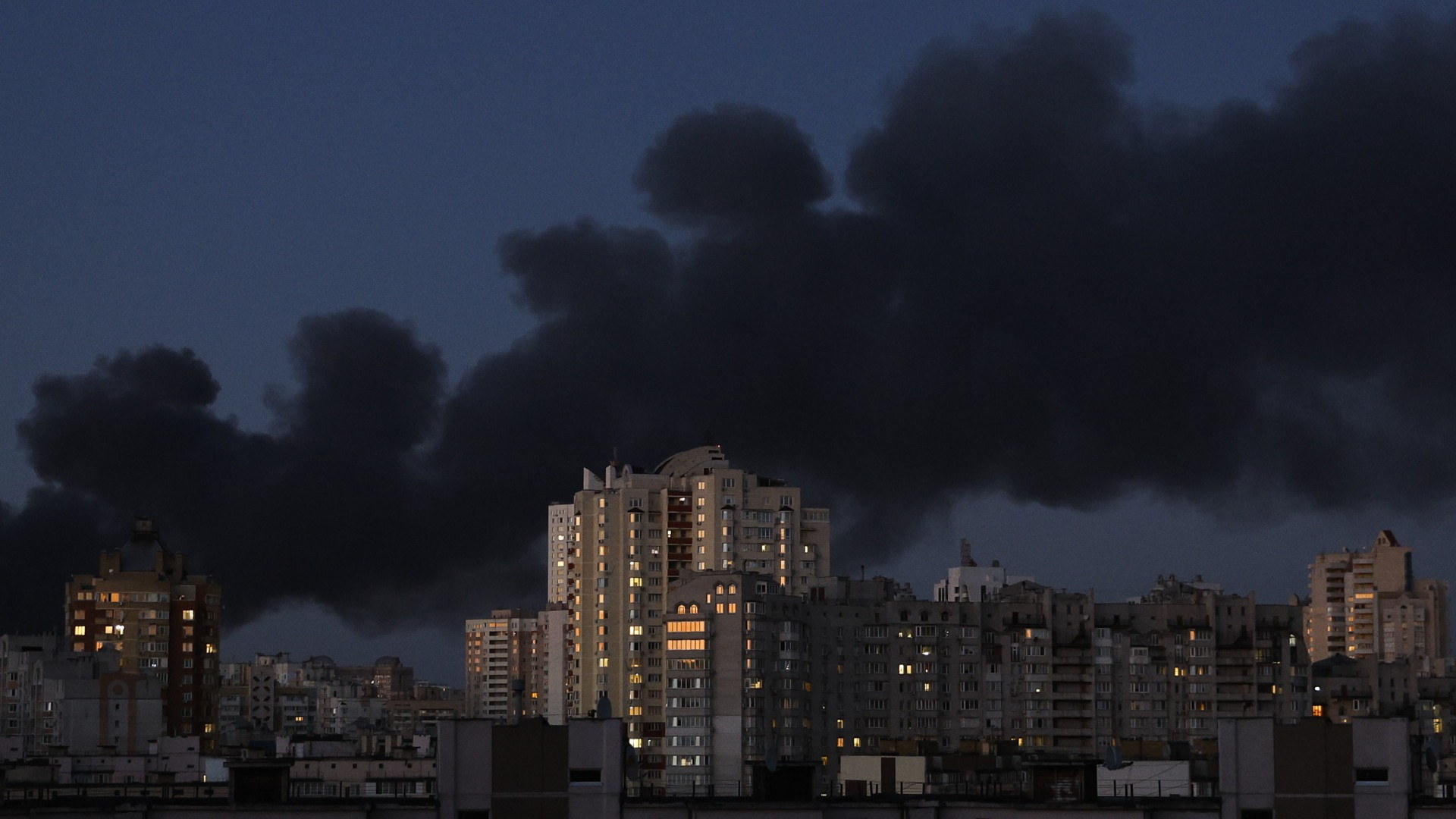 Attacco con missili balistici contro Kiev