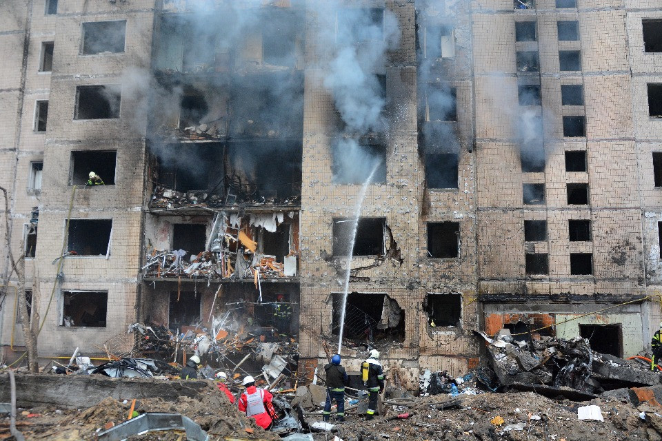 Kiev sotto il fuoco russo: almeno 8 morti e 34 feriti nella notte