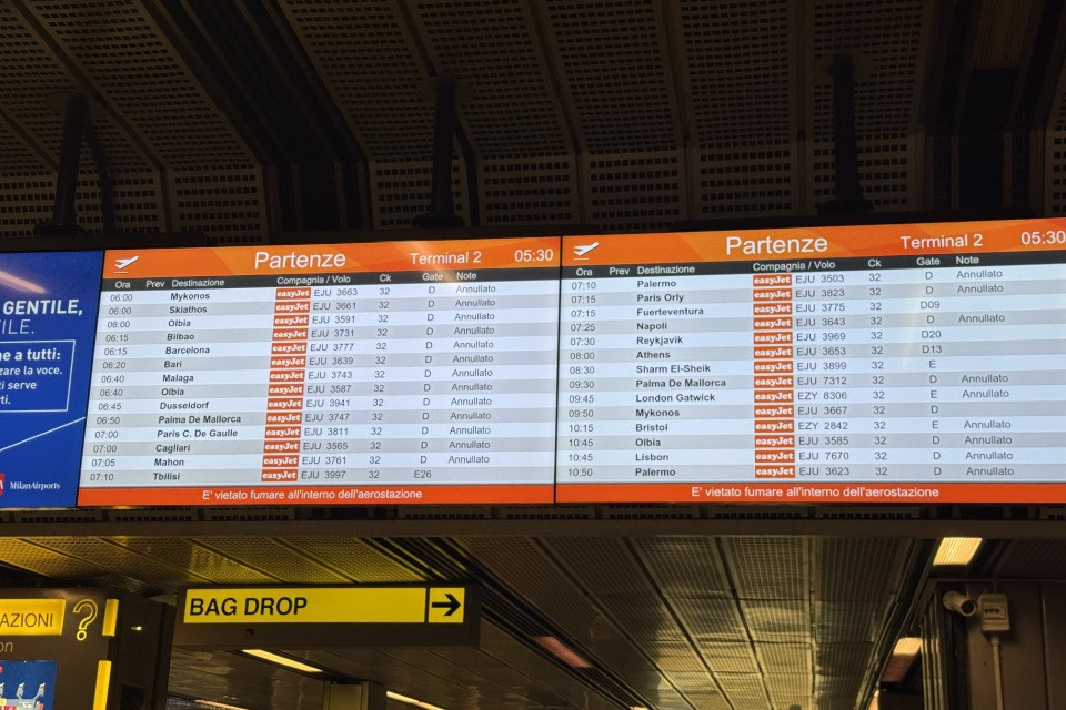 «Vacanze finite alle 4.50»: lo sciopero blocca una ticinese Malpensa