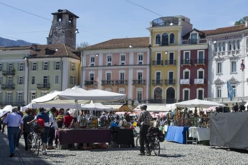 Il mercato settimanale si sposta temporaneamente durante Moon&Stars e il Locarno Film Festival