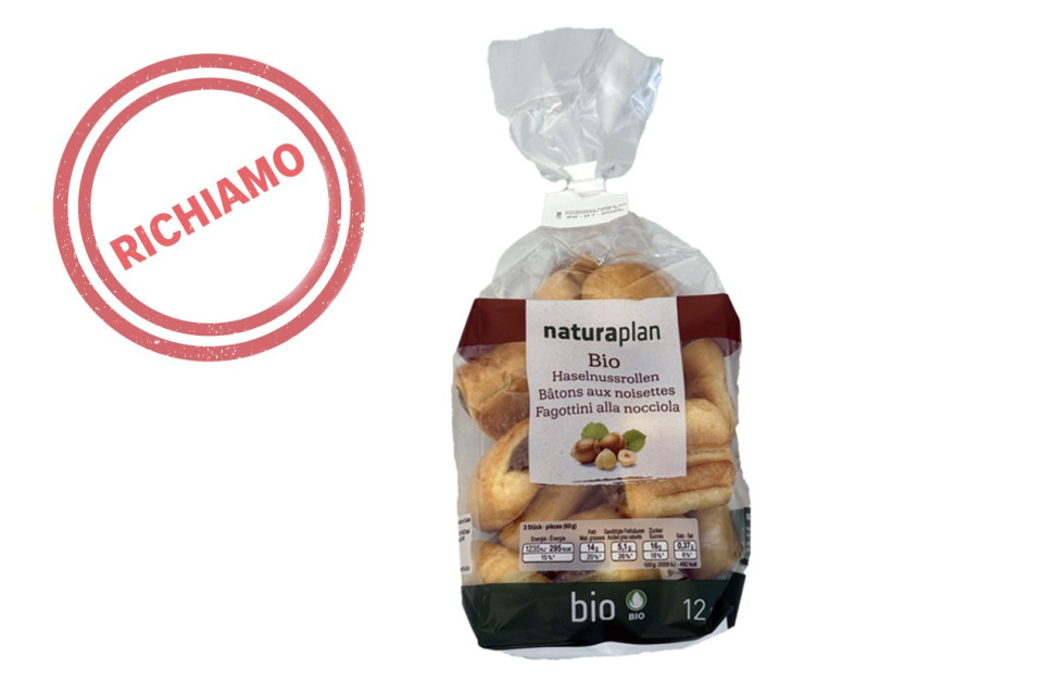 Coop richiama i mini fagottini alla nocciola bio Naturaplan