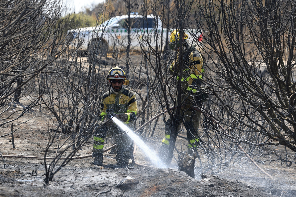 Incendio a 100 km a nord di Madrid, bruciati 13.000 ettari