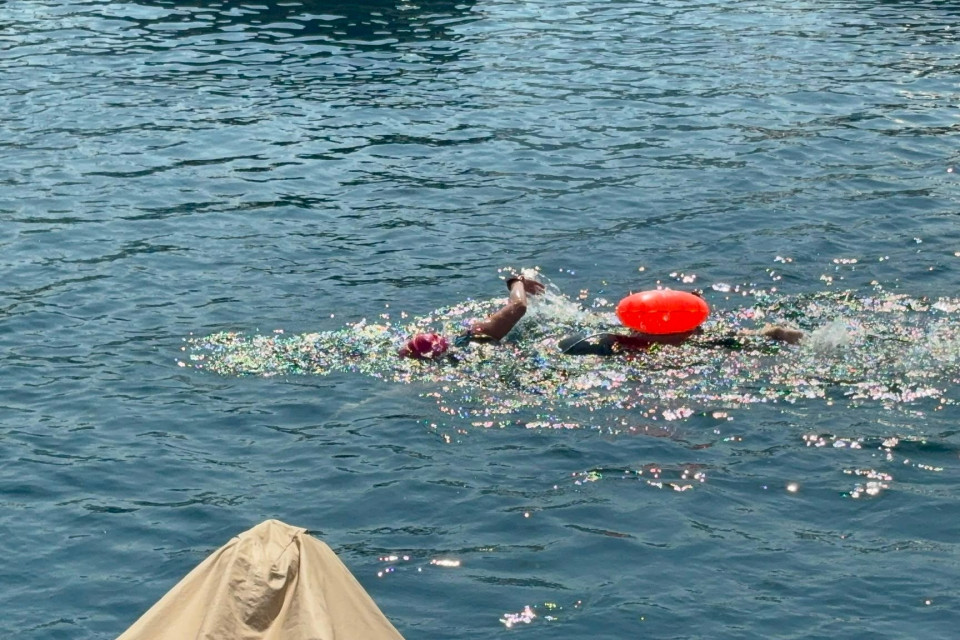 Traversata a nuoto Dirinella-Brissago, un vero successo