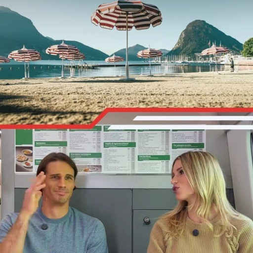 Che gaffe! Michelle Hunziker non riconosce Lugano: «Questa è Interlaken!»