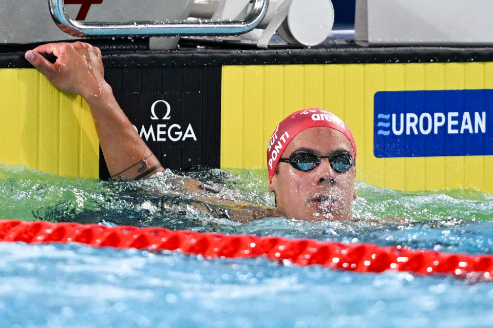 Noè Ponti in finale nei 50 metri delfino