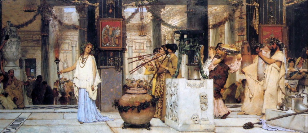 The Vintage Festival, dipinto di Lawrence Alma-Tadema (1870) 