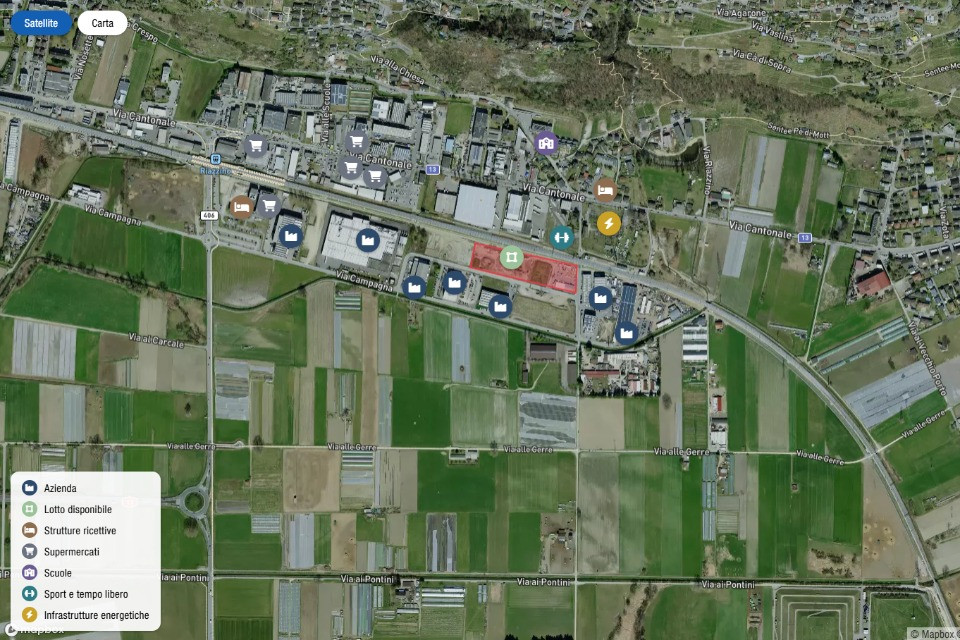 Arriva la mappa interattiva per aziende in cerca di spazi