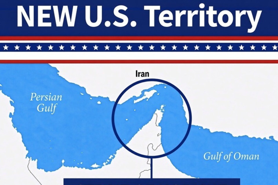Trump ridisegna la mappa: «Hormuz è un nuovo territorio Usa»