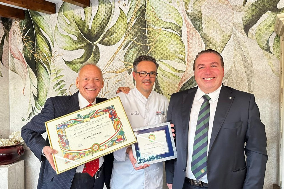 Un'Accademia... in Salute: lo storico Grotto di Massagno premiato col Diploma di Buona Cucina