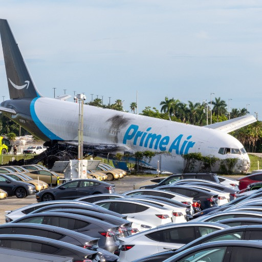 Aereo cargo Amazon fuori pista a Miami: cinque morti, indaga l’NTSB