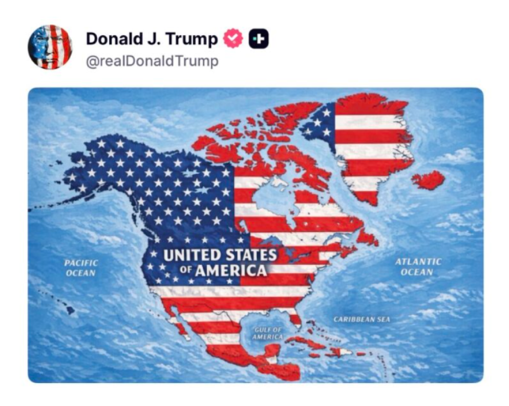 Il post del presidente americano pubblicato su Truth. © Truth
