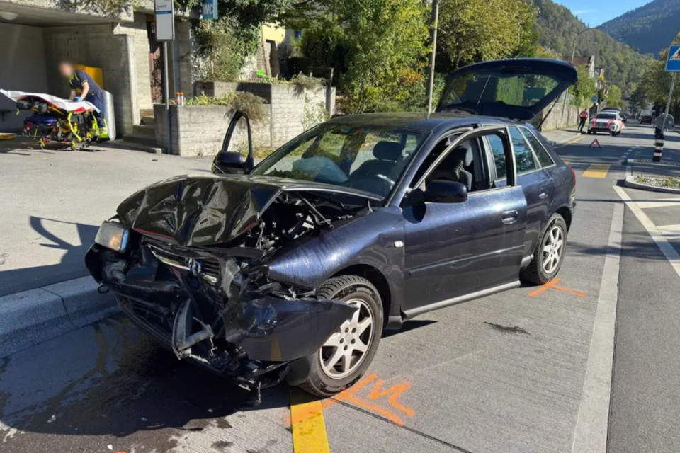 Due feriti in uno scontro frontale a Coira