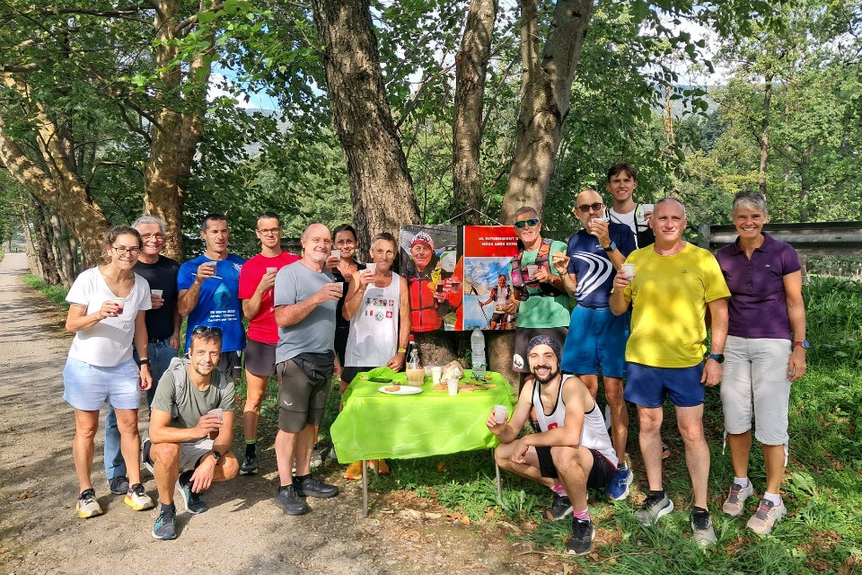 Gli amici della Corsa dell’Acqua di nuovo insieme per il Berna: «Salamino e vino in suo onore»