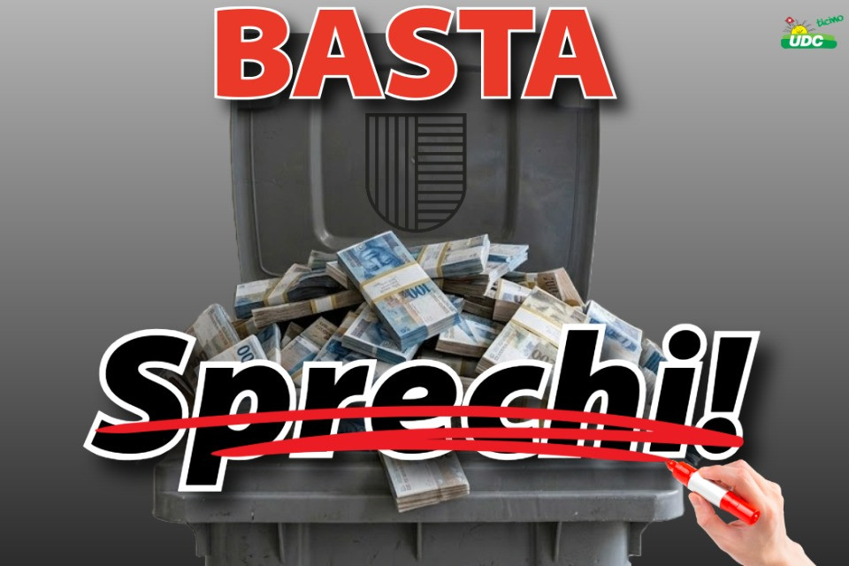 L’UDC lancia la campagna «Basta sprechi!»
