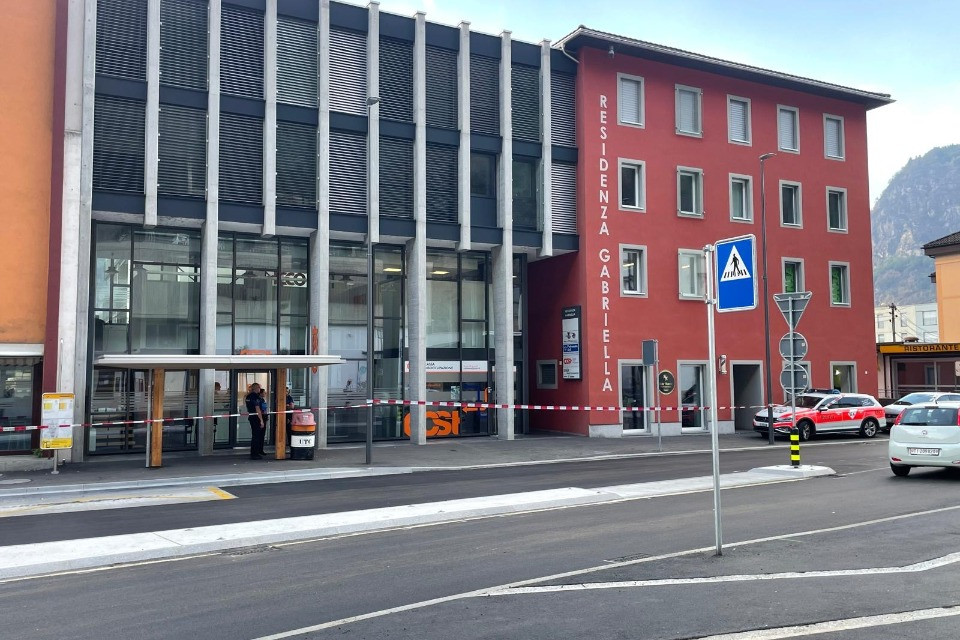 Accoltellamento a Biasca: massiccio intervento di polizia