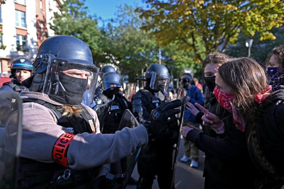 La disinformazione sulle proteste degli studenti in Francia