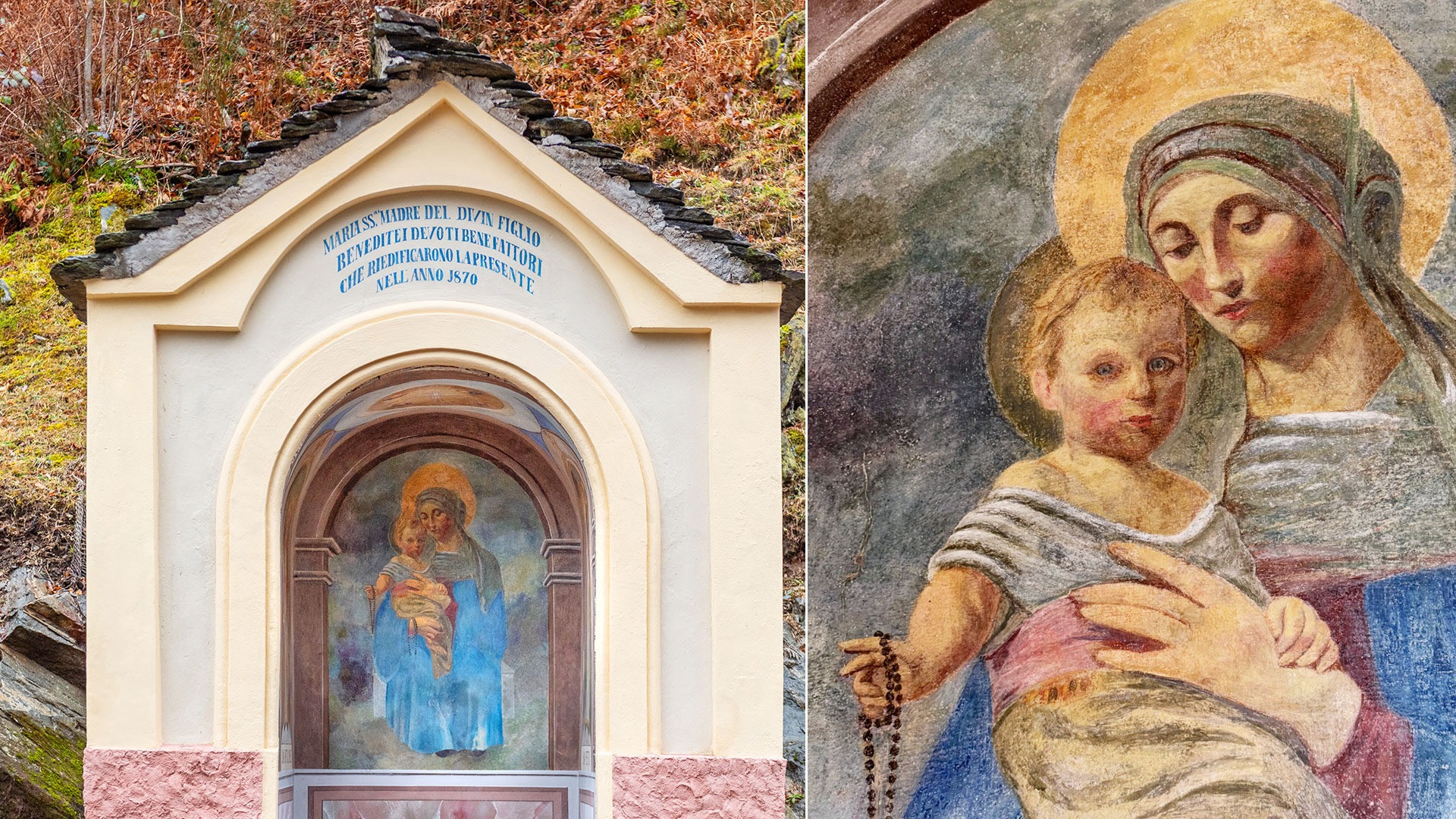 A Vogorno la Madonna del Rosario torna a sorridere dopo il restauro