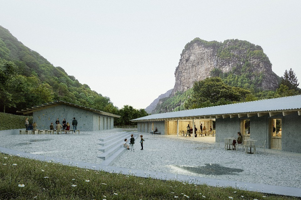 Campeggio alpino in Verzasca, luce verde al cantiere